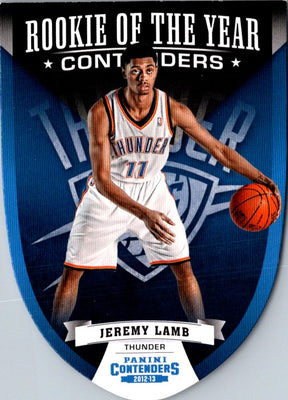 2012 Panini Contenders Rookie Of The Year Jeremy Lamb #8