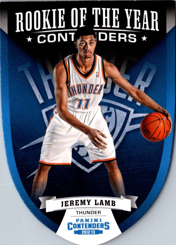2012 Panini Contenders Rookie Of The Year Jeremy Lamb #8