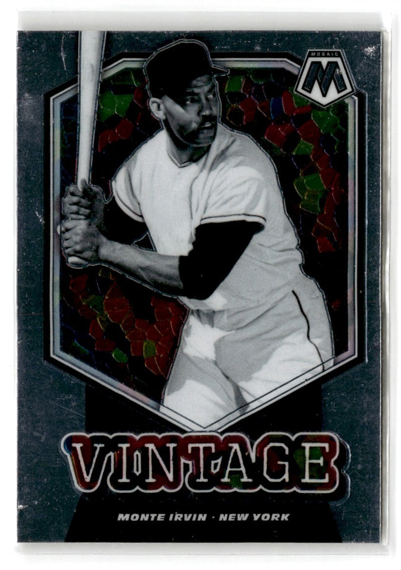 2021 Panini Mosaic Vintage Monte Irvin