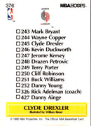 1990 Hoops Clyde Drexler