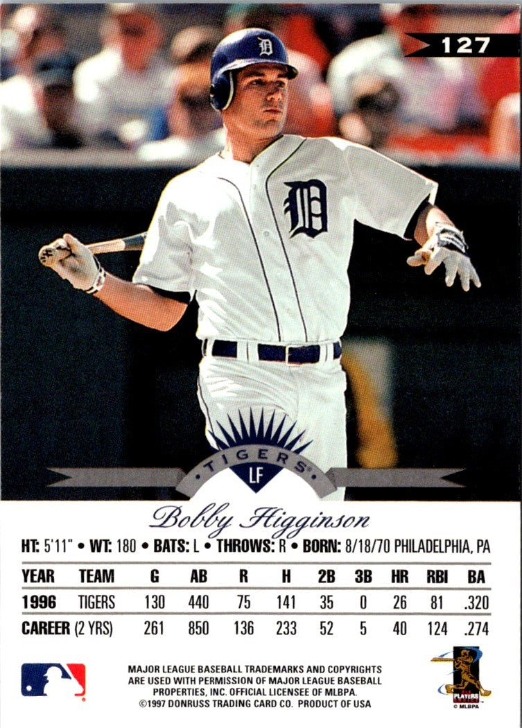 1997 Leaf Bobby Higginson