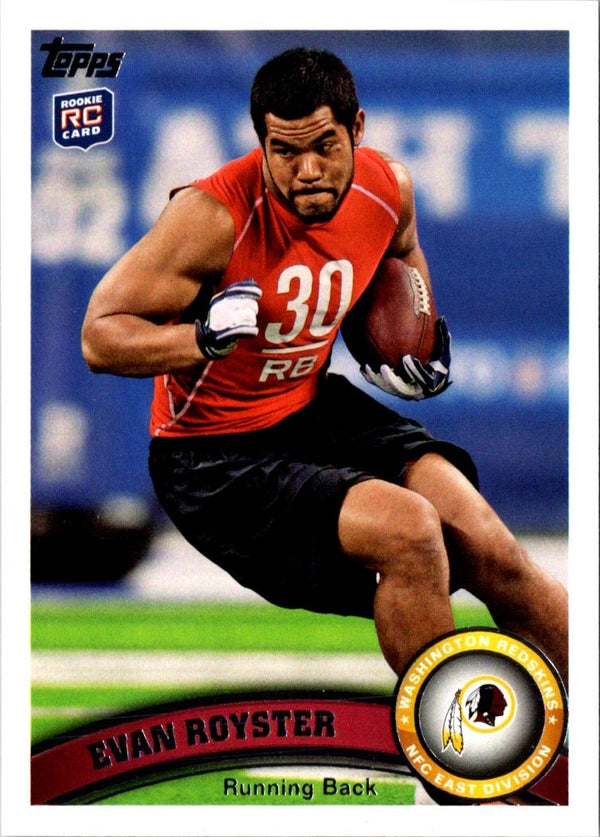 2011 Topps Evan Royster #355 Rookie
