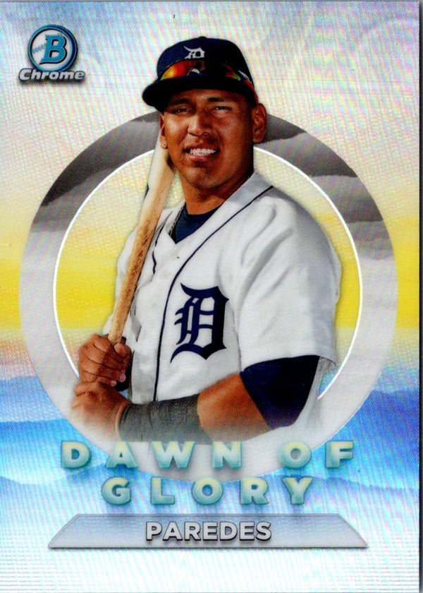 2020 Bowman Chrome Dawn of Glory Isaac Paredes #DG-6