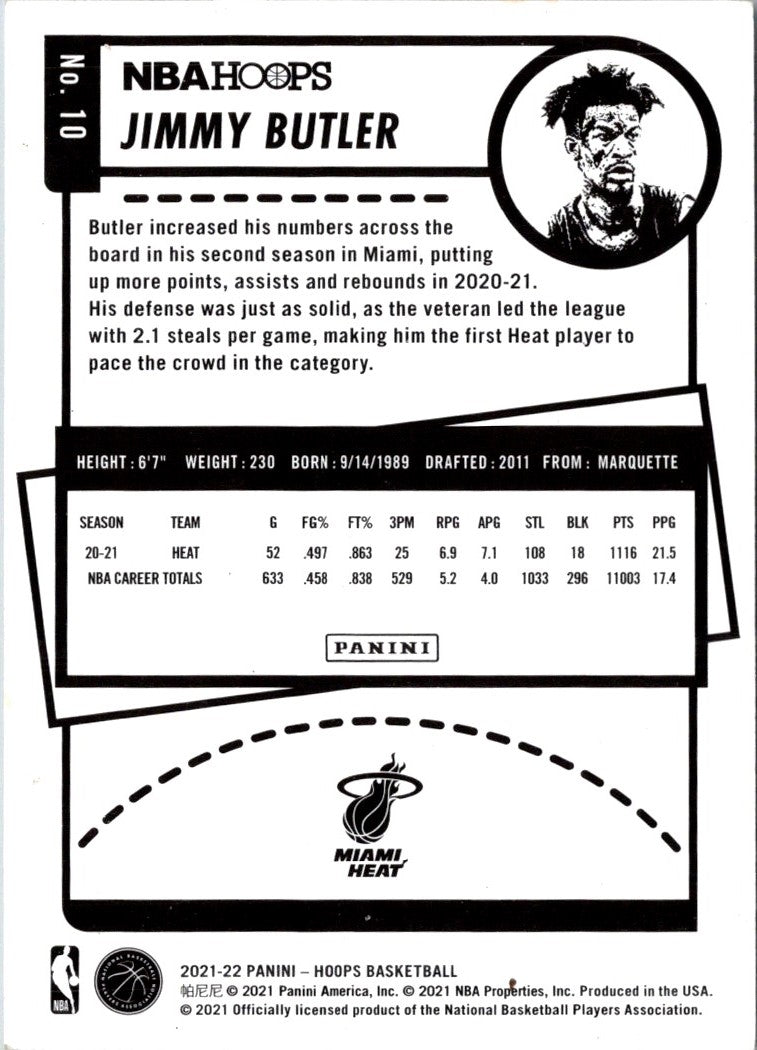 2021 Hoops Red Backs Jimmy Butler