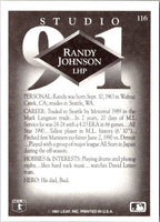 1991 Studio Randy Johnson #116