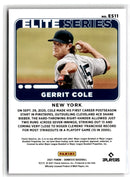 2021 Donruss Elite Series Pink Fireworks Gerrit Cole