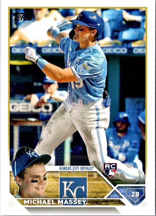 2023 Topps Royal Blue Michael Massey #167