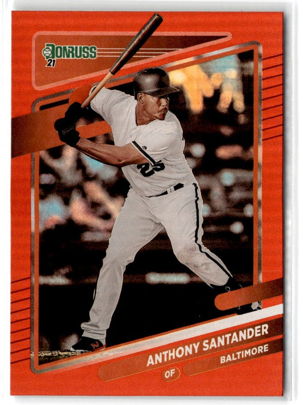 2021 Donruss Holo Red Anthony Santander #209