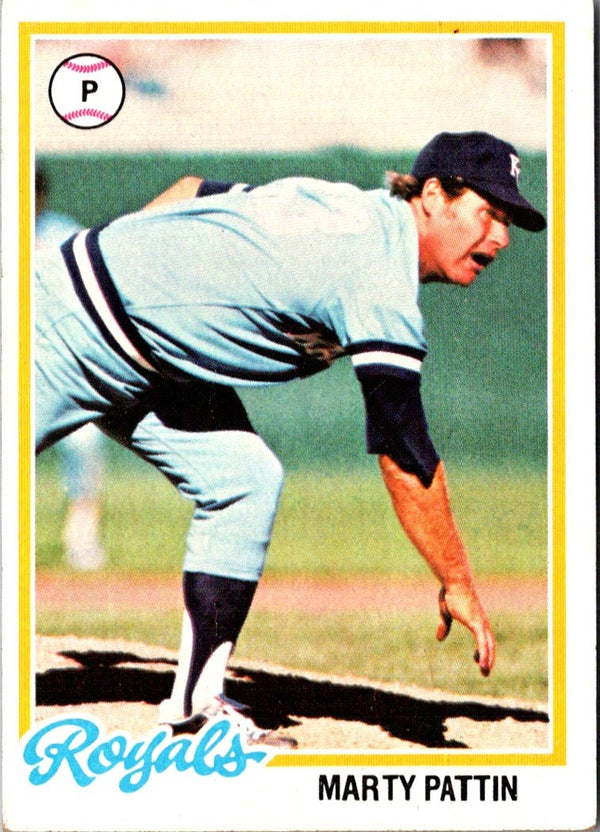 1978 Topps Marty Pattin #218