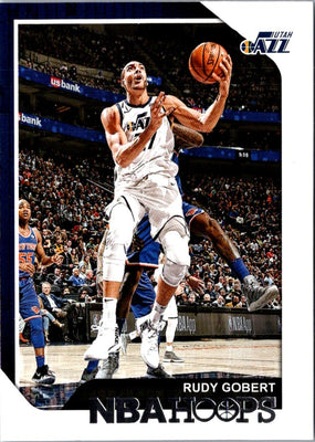 2018 Hoops Blue Rudy Gobert #100