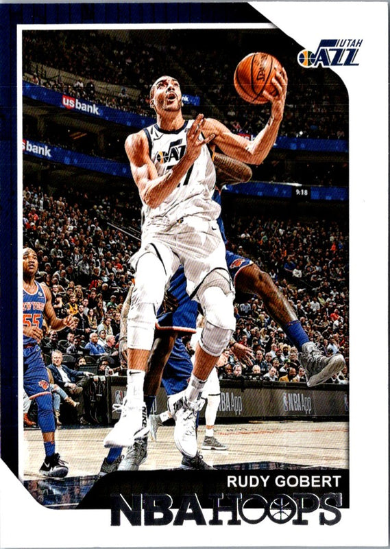 2018 Hoops Blue Rudy Gobert #100