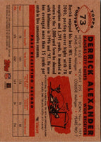 2001 Topps Heritage Derrick Alexander #73