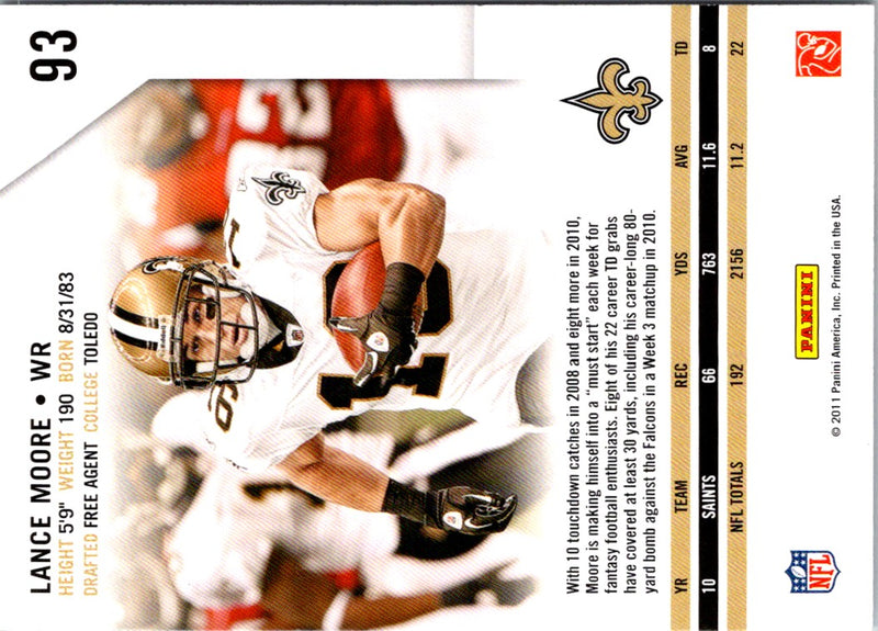 2011 Panini Rookies & Stars Lance Moore