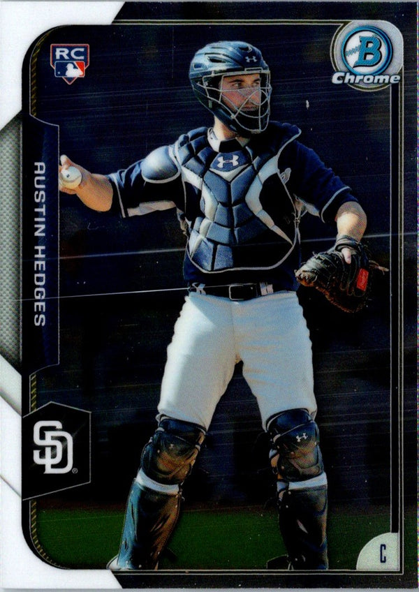 2015 Bowman Chrome Austin Hedges #188 Rookie