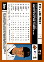 2002 Topps Limited Ryan Kohlmeier #23