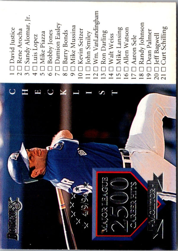 1994 Triple Play David Justice #45