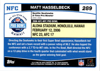 2006 Topps Matt Hasselbeck #289