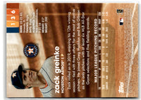 2020 Stadium Club Zack Greinke #136