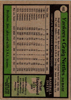 1979 Topps Burger King New York Yankees Graig Nettles #15