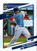 2021 Donruss Optic Carolina Blue & White Whit Merrifield