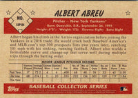 2019 Bowman Heritage Prospects Albert Abreu #53P-84