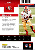 2021 Panini Contenders Red Zone George Kittle #89