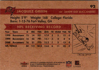2001 Fleer Tradition Glossy Jacquez Green #92