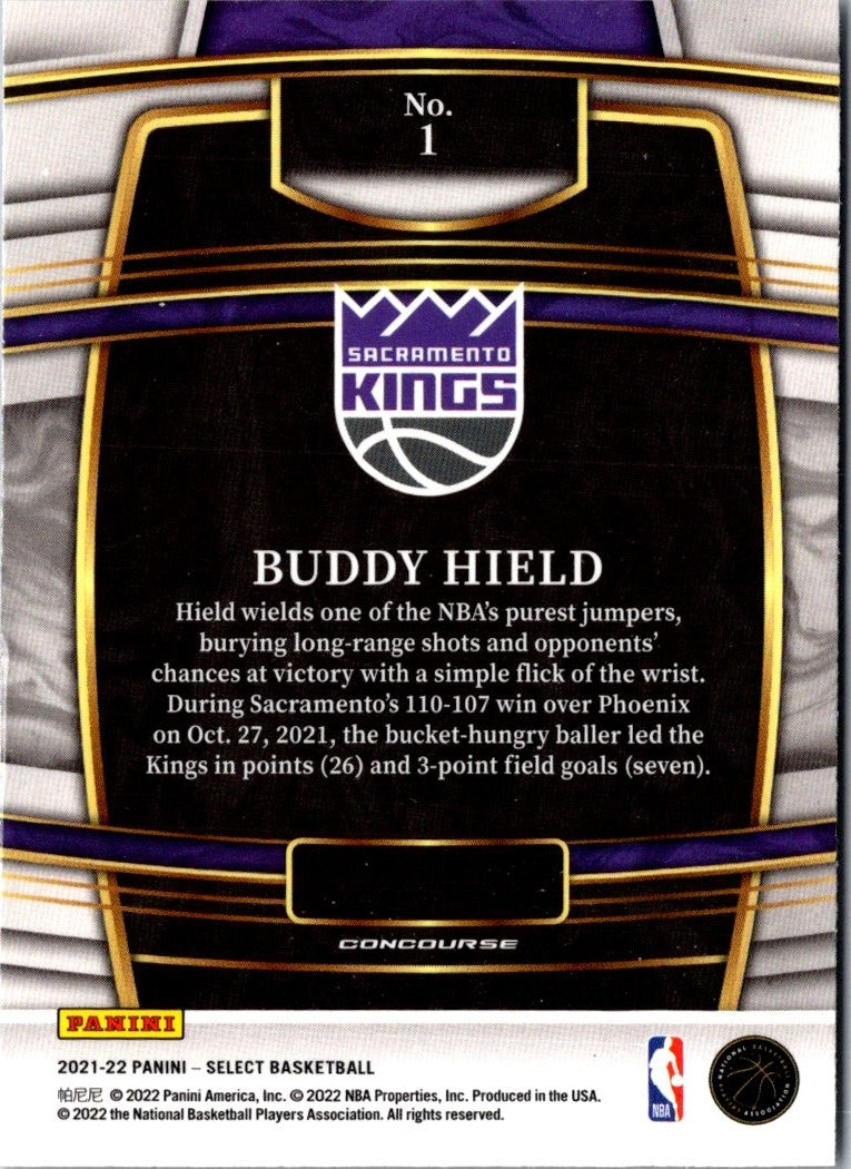 2022 Panini Spectra Buddy Hield