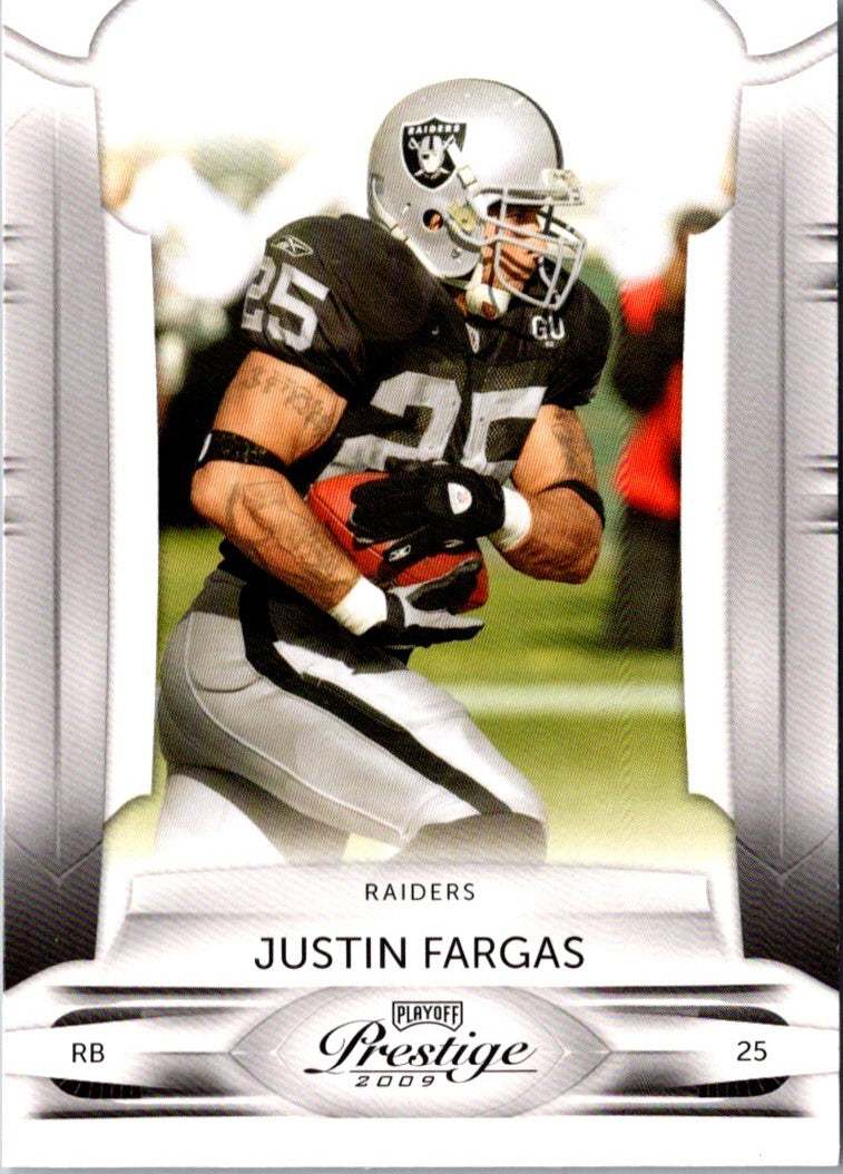 2009 Playoff Prestige Justin Fargas