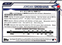 2021 Bowman Draft Chrome Jordan Groshans #BDC-82