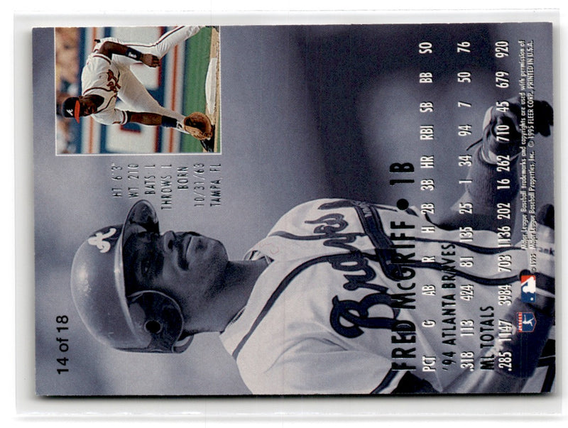 1995 National Packtime Fred McGriff