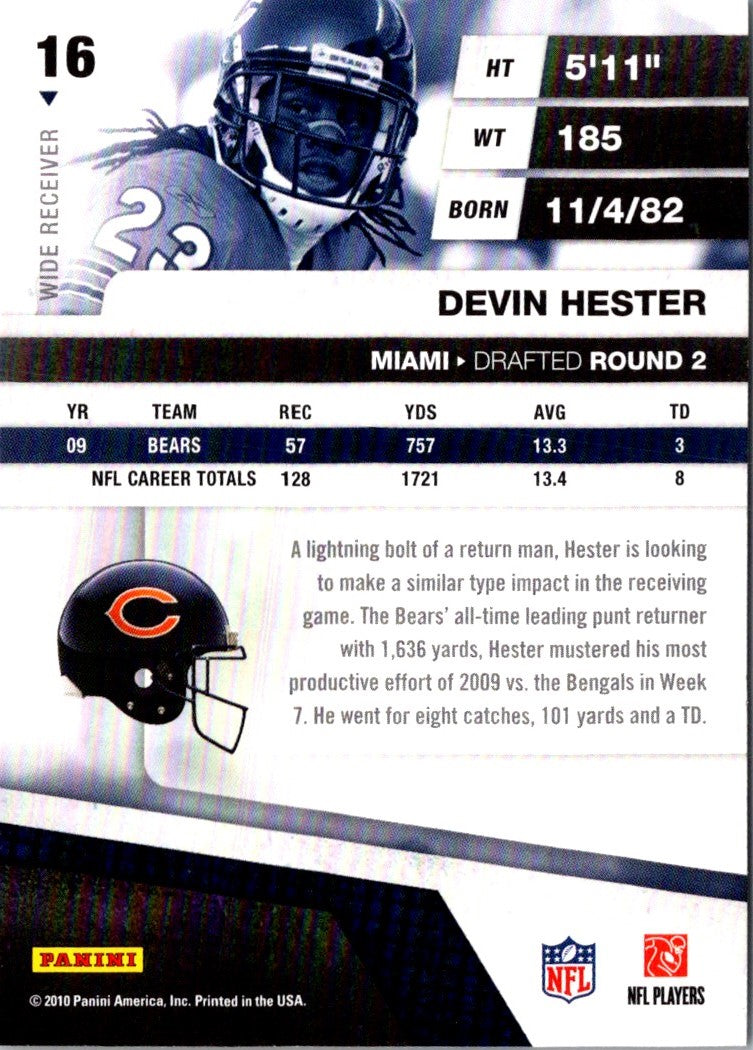 2010 Panini Absolute Memorabilia Devin Hester