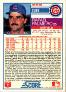 1988 Score Rafael Palmeiro