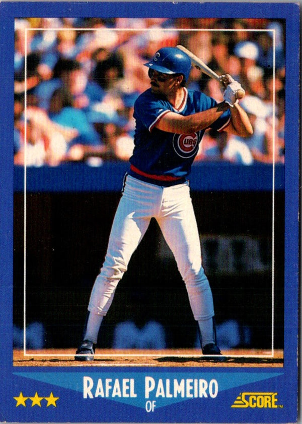 1988 Score Rafael Palmeiro #186
