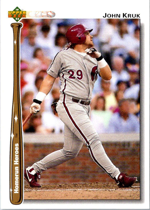 1992 Upper Deck Home Run Heroes John Kruk #HR23