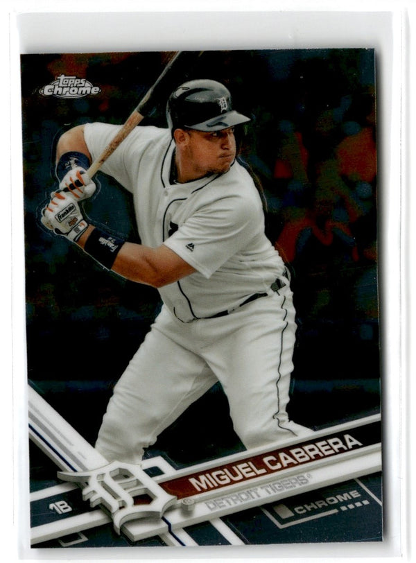2017 Topps Chrome Miguel Cabrera #132