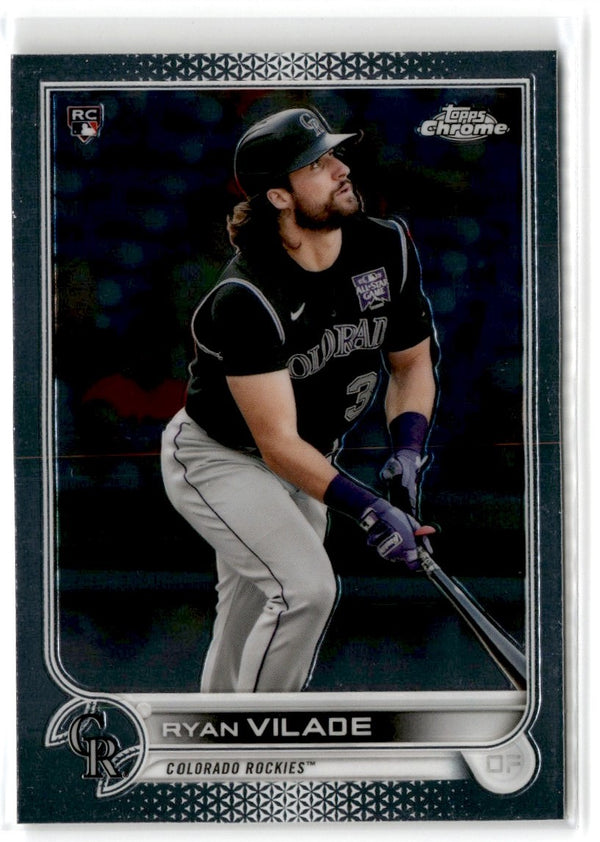 2022 Topps Chrome Ryan Vilade #85 Rookie