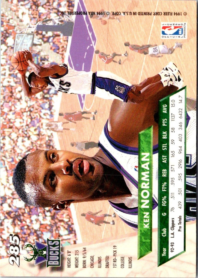 1994 Ultra Ken Norman