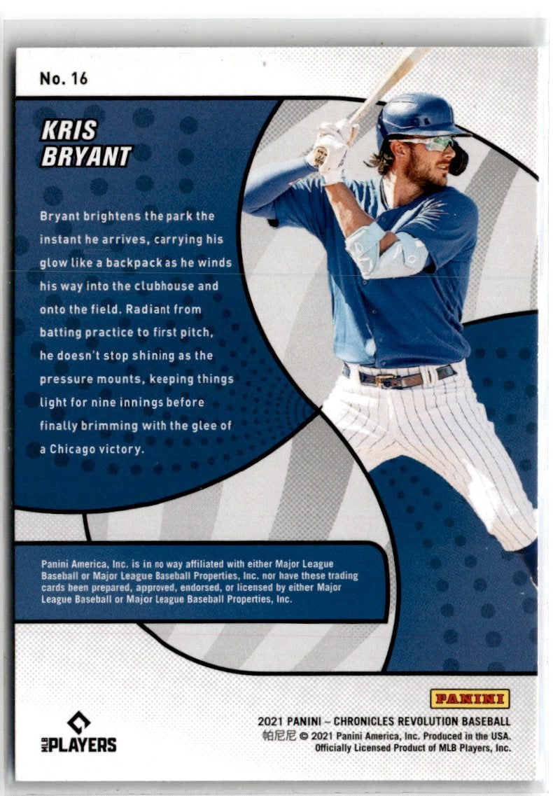2021 Panini Chronicles Revolution Kris Bryant
