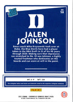 2021 Panini Chronicles Draft Picks Jalen Johnson #38