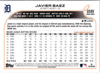 2022 Topps Update Javier Baez #US89