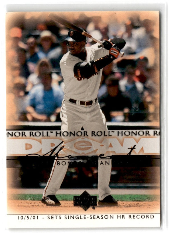 2002 Upper Deck Honor Roll Barry Bonds #54