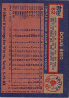 1984 Topps Doug Bird #82