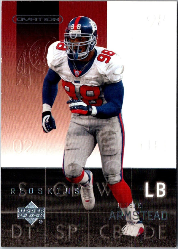 2002 Upper Deck Ovation Jessie Armstead #88