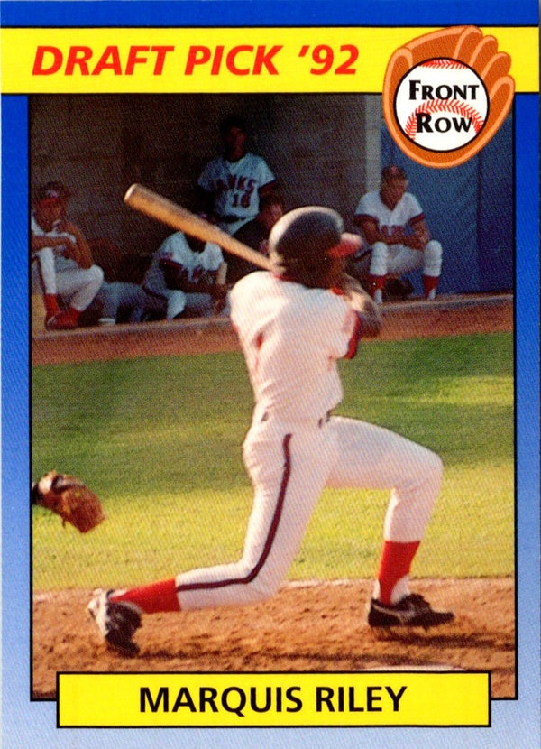 1992 Front Row Draft Picks Marquis Riley #26