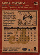 2000 Fleer Tradition Carl Pavano