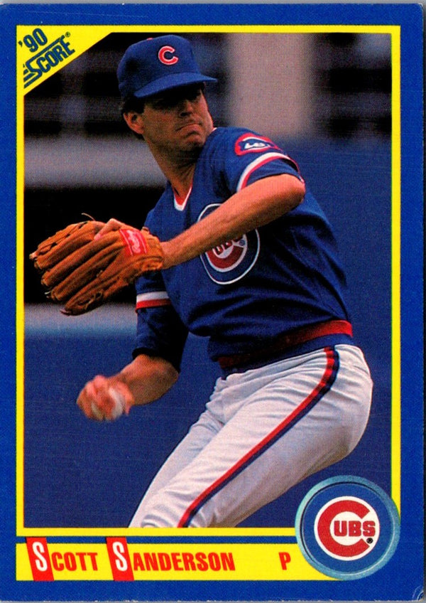 1990 Score Scott Sanderson #488