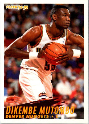 1994 Fleer Dikembe Mutombo #58