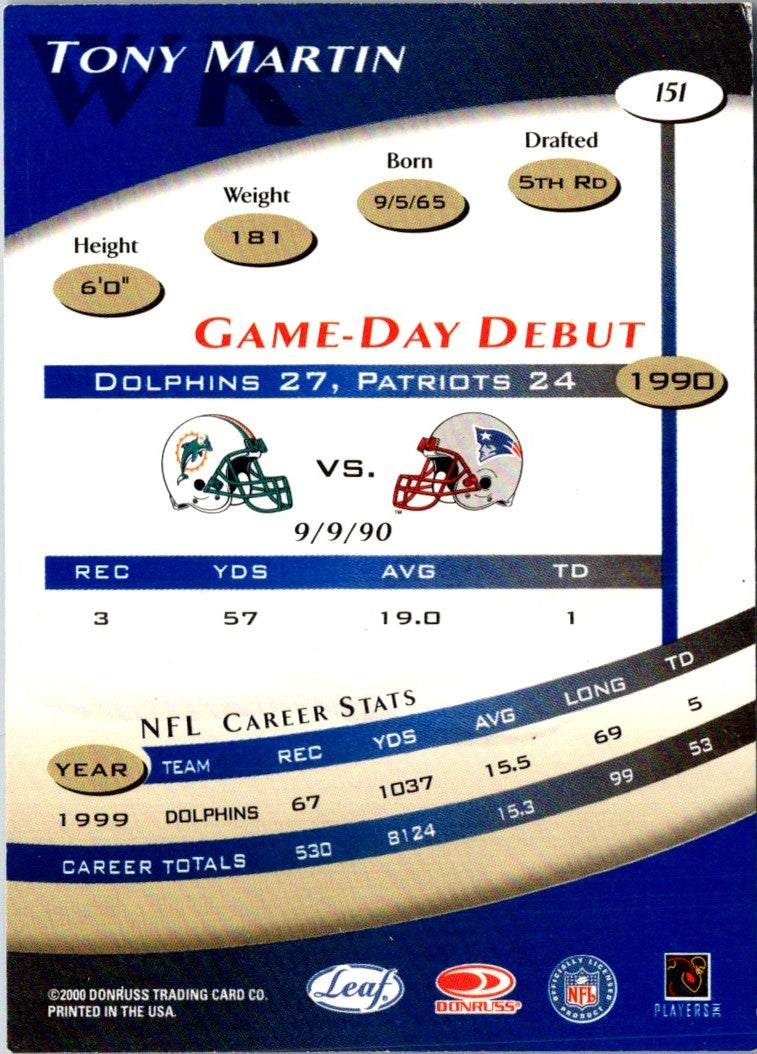 2000 Quantum Leaf Tony Martin
