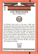 1990 Donruss Super Diamond Kings Lou Whitaker